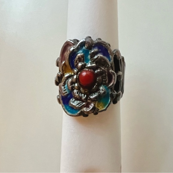 multi color flower ring! - Picture 2 of 4